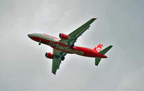 A 320-214 Air Berlin D-ABDX im Anflug auf Dsseldorf - 07.06.2010