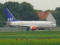 SAS Boeing 736 LN-RRX 14.09.2007 Berlin TXL vor Runway 26L