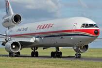 China Cargo Airlines , McDonnell Douglas MD-11F , B-2171 , auf dem Weg zur Startbahn 06 , LUX 9.Sept. 2007