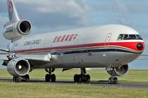 China Cargo Airlines , McDonnell Douglas MD-11F , B-2171 , auf dem Weg zur Startbahn 06 , LUX 9.Sept. 2007