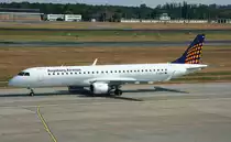 Augsburg Airways Embraer ERJ-195LR D-AEMC am 03.07.2010 auf dem Flughafen Berlin-Tegel