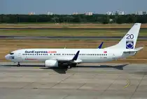 SunExpress B 737-8BK TC-SNM am 03.07.2010 auf dem Flughafen Berlin-Tegel