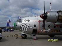 Nord 2501  Noratlas   Baujahr  1956. Das letzte flugf�hige Exemplar bei den Airport Days 2007 in Hamburg.