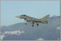Eurofighter 7LWI im Landeanflug auf Zeltweg.
17.01.2009