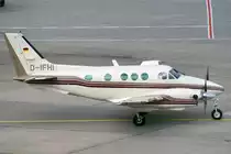 RWL German Flight Academy, D-IHFI, Beechcraft C-90 King Air, 2007.07.10, DUS-EDDL, Dsseldorf, Germany 

