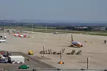 Flughafen Stuttgart am 6. September 2010 kurz vor 16.00 Uhr 