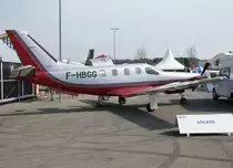 F-HBGG, Socata TBM-700, 2010.04.08, FDH-EDNY, Friedrichshafen (Aero 2010), Germany