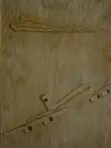 Eine in Holz geschnitze Boeing 707 (17.08.10)