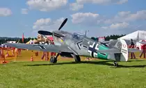 Messerschmitt Bf 109, Lizenzbau durch Hispano Spanien unter der Bezeichnung HA-1112-M1L Buchon, D-FMVS, Breitscheid 21.08.2010