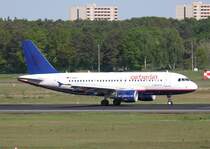 Air Berlin A 319-112 D-AHIO nach der Landung in Berlin-Tegel am 30.04.2011