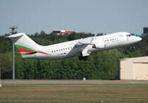 Bulgaria Air BAe 146-300 LZ-HBG beim Start in Berlin-Tegel am 30.04.2011