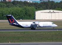 Brussels Airlines Avro Regjet RJ100 OO-DWG nach der Landung in Berlin-Tegel am 30.04.2011