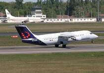 Brussels Airlines Avro Regjet RJ100 OO-DWG beim Start in Berlin-Tegel am 30.04.2011