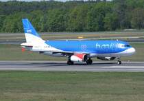 BMI A 320-232 G-MIDY beim Start in Berlin-Tegel am 30.04.2011