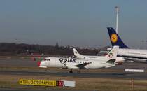 HAM Hamburg [Fuhlsb�ttel], Germany 
02/2008
Danish Air Transport Saab SF-340A 
LY-RUN mit Q-Star Schriftzug. 
