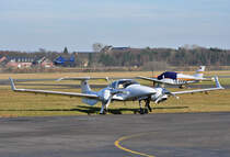 Diamond DA-42 Twin Star, D-GOAL in Bonn-Hangelar - 09.02.2011