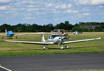 Diamond DA 40 TDI, D-EAP? auf dem Flugplatz Bonn-Hangelar 11.06.2011