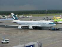 B-HOZ, Cathay Pacific Airways
Boeing 747-467