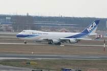 Jumbo der NCA am 09.03.08 auf dem Flughafen Frankfurt/Main.