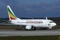 Ethiopian 737 ET-ALQ - Ende Staatsbesuch in Berlin - Takeoff 26L 20.03.2008