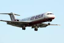 Air Berlin F100 D-AGPG - Berlin TXL Landeanflug auf Rwy 26R - 24.03.2008