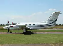 Private Piper PA 42-720 Cheyenne IIIA D-IDBU am 16.07.2011 auf dem Flugplatz Strausberg