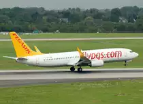 Pegasus Airlines, TC-AAZ  Mina , Boeing 737-800 wl, 28.07.2011, DUS-EDDL, Dsseldorf, Germany