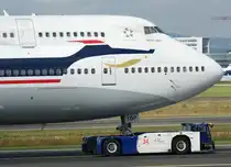 Thai Airways International, HS-TGP  Thepprasit , Boeing 747-400 (Bug/NOse ~ Retro-Lackierung), 10.09.2011, FRA-EDDF, Frankfurt, Germany