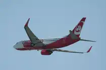 Air Berlin B 737-76J D-ABLD kurz nach dem Start in Berlin-Tegel am 26.08.2011