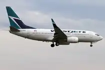 WestJet, C-GRWS, Boeing, B737-76N, 25.08.2011, YUL, Montreal, Canada




