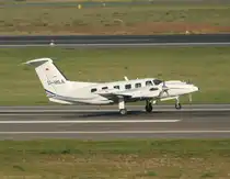 Aerowest Piper PA-42-720 Cheyenne IIIa D-IHLA beim Start in Berlin-Tegel am 01.10.2011