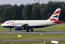 British Airways,G-EUPE,Airbus A319-131,25.09.2011,HAM-EDDH,Hamburg,Germany