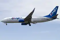 CanJet, C-FTCX, Boeing, B737-8AS, 25.08.2011, YUL, Montreal, Canada



