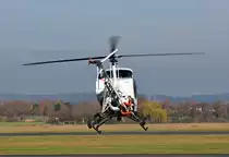 Schweizer-Hughes 300 CB, D-HBMM beim Abflug in Bonn-Hangelar - 25.11.2011