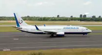 Orenair B737-800 VQ-BIZ beim Rollen in D�sseldorf [EDDL Germany] am 30.06.2012