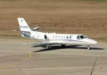 Aerowest Cessna 560 Citation Encore+ D-CAPB auf dem Weg zum Start in Berlin-Tegel am 25.03.2012