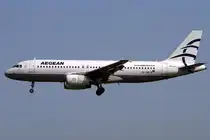 Aegean Airlines, SX-DGE, Airbus, A320-232, 12.05.2012, BCN, Barcelona, Spain 



