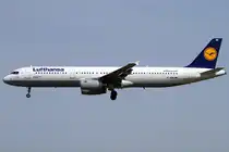 Lufthansa, D-AIRE, Airbus, A321-131, 12.05.2012, BCN, Barcelona, Spain 





