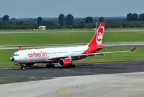 A 330-223 D-ALPD Air Berlin, taxy at DUS - 24.07.2012