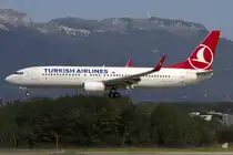 Turkish Airlines, TC-JFU, Boeing, B737-8K2, 04.08.2012, GVA, Geneve, Switzerland 




