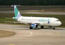 Orbest A 320-214 EC-KZG bei der Ankunft in Berlin-Tegel am 17.05.2012