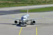 A 319-132 Germanwings D-AGWD beim pushpull in K�ln - 12.08.2012