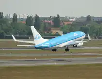 KLM B 737-7K2 PH-BGK beim Start in Berlin-Tegel am 22.05.2012