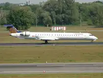 Lufthansa Regional(Eurowings) Canadair Regjet CRJ900NG D-ACNE nach der Landung in Berlin-Tegel am 22.05.2012