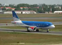 BMI A 319-131 G-DBCE bei der Ankunft in Berlin-Tegel am 22.05.2012