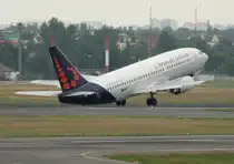 Brussels Airlines B 737-36N OO-VEN beim Start in Berlin-Tegel am 03.07.2012