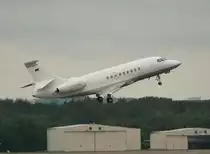 Jet Aviation Dassault Falcon 2000EX EASy D-BONN beim Start in Berlin-Tegel am 03.07.2012