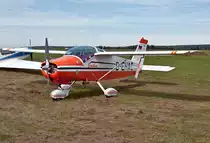 Blkow Junior D-EHAC auf dem Flugplatz Wershofen - 02.09.2012