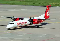 DHC 8-402Q Dash8 D-ABQH der AirBerlin taxy at CGN - 12.08.2012