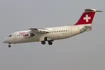 Swiss, HB-IYT, BAe, ARJ-100, 08.09.2012, BCN, Barcelona, Spain 




